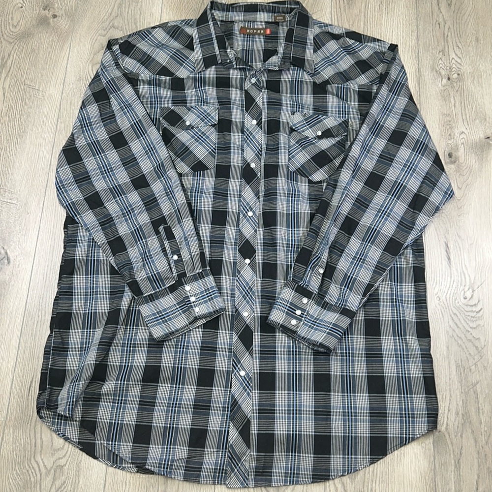 Roper Western Pearl Snap Button Down